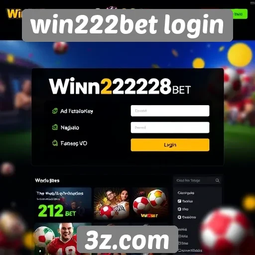 Acessibilidade do site win222bet login para novos usuários