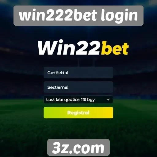 Facilidade de registro no site win222bet login