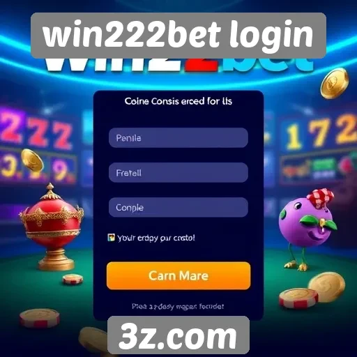 Como realizar o login no win222bet